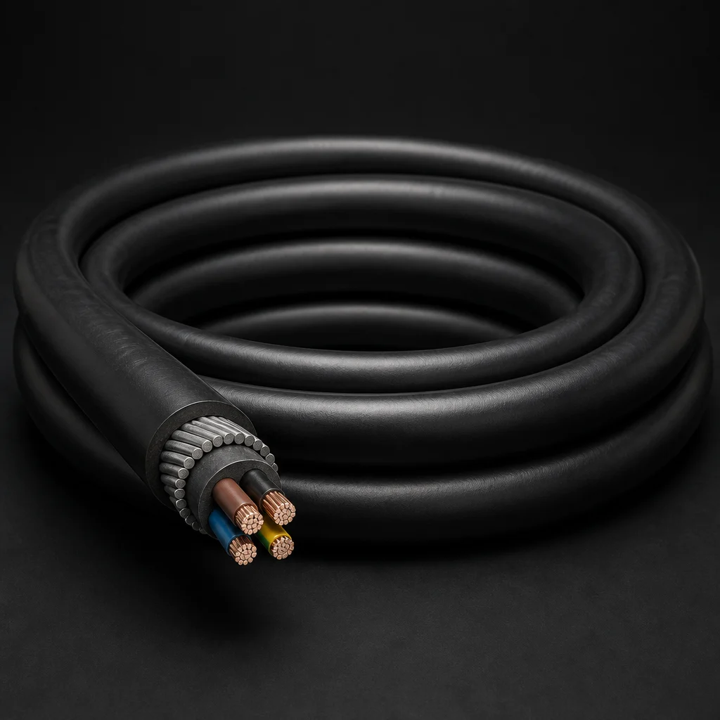 4mm Armoured Power Cable (per metre)